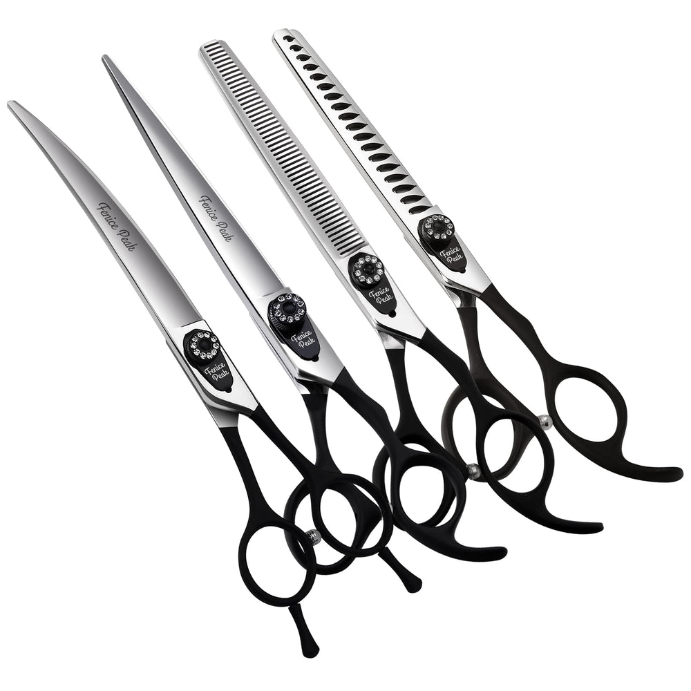 Fenice Peak 7-0-inch straight dog grooming scissors for precise trims.
