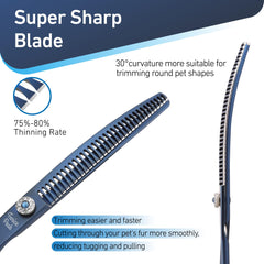 Fenice Peak comfortable handle supports smooth grooming motion