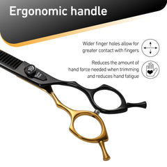 Fenice Peak silent mechanism reduces grooming noise for pets.