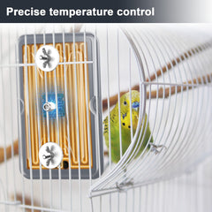fenocran indoor bird heater pad usb connection illustrating safe 5V power setup