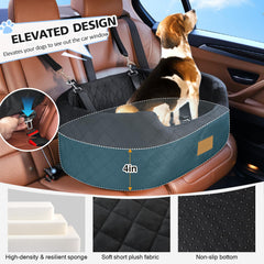 Feporen safety strap secures harness for distraction-free driving.