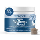 Fera Pets Wellness Blend bottle front shows brand and product focus for cat health