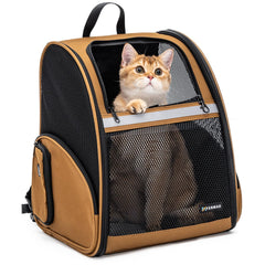 FERMAO cat backpack with full ventilated mesh for outdoor comfort