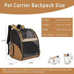 FERMAO backpack shows safety leash and escape clasp for secure travel