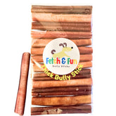 Fetch & Fun BULLYSTICKS 6in thick pack for medium and large dogs, durable chew.