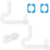 FHDUSRYO DIY hamster tunnel kit contents showing tubes and connectors for easy setup