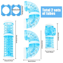 FHDUSRYO hamster tunnel clear reveals observable activity while keeping paws safe.