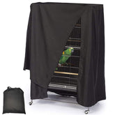 Fhiny bird cage cover demonstrates appropriate size for most cages, ensuring easy setup