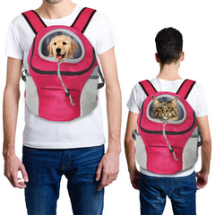 Fhiny dog carrier head-out design provides ventilation and pet interaction.