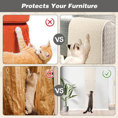 FHTONGE back-sisal-cotton texture demonstrates wrinkle-free base for steady mounting.