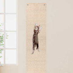 FHTONGE wall scratcher 71x15.8 shows space-saving vertical scratching surface.