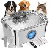 Ficuswin dog water fountain full view demonstrates a multi-pet hydration station for busy homes.
