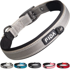 Collar Fida para perro con hebilla de metal resistente para uso diario.