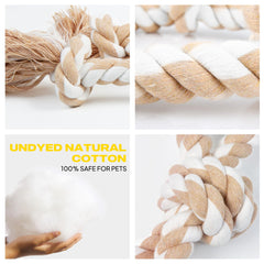 Fida rope toy ring for interactive tug of war and bonding