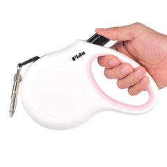 Fida retractable dog leash 16ft rolled storage for easy transport