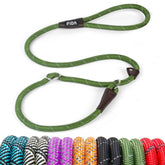 Fida Slip Leads for dogs: 4 ft green leash shown for daily outdoor walks.