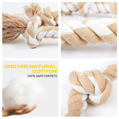 Fida tug-of-war rope toy encourages interactive play sessions.