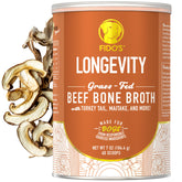 Fido's Longevity bone broth pours into a dog bowl for a savory mealtime boost