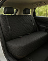 fidozen waterproof dog seat cover on back seat providing full coverage for pets and mess-free trips
