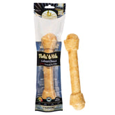 Fieldcrest Farms Nothin' to Hide Ultra Knotted Bone beef flavor close-up for long-lasting heavy chewers.