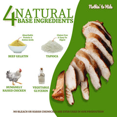 Fieldcrest Farms Nothing to Hide roll closeup, chicken flavor, protein-packed and easy to digest