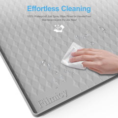 Filmicy textured support under pads boosts airflow and absorption efficiency.