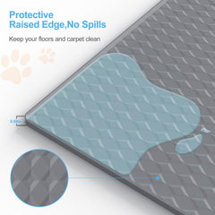 Filmicy Pee Pad Holder raised-edges prevent leaks and protect floors