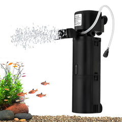 Finaqua internal filter operates quietly for peaceful fish tanks.