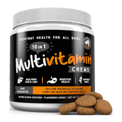 Finest For Pets multivitamin dog supplement jar front view supports joint and coat health