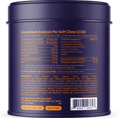 Finn All-in-1 Multivitamin bottle ready for daily use with dog
