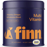 Finn All-in-1 Multivitamin for Dogs packaging showing daily wellness focus