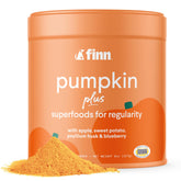 Finn Pumpkin Plus real pumpkin ingredients boost fiber for digestion.