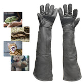 FIPASEN animal-handling gloves 60cm forearm protection for safer pet handling.
