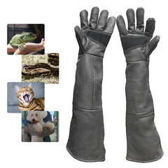 FIPASEN animal-handling gloves 60cm forearm protection for safer pet handling.
