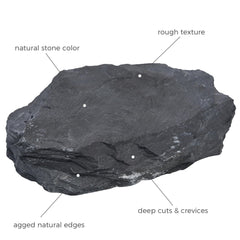 FISCAPE rocks arranged for micro-landscape displays in terrariums or tanks.