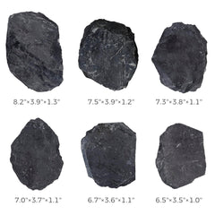FISCAPE natural slate rocks in varied 6-8 inch sizes for micro-landscapes.