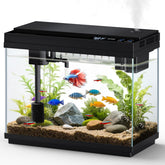 Fishkeeper 2.3G smart aquarium front view for compact desktop setup and decor