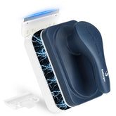 fishkeeper magnetic glass cleaner front view shows secure tank grip for thick glass