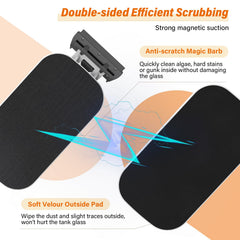 fishkeeper magnetic aquarium cleaner magnet strength showcases super-strong magnetism for secure tank cleaning