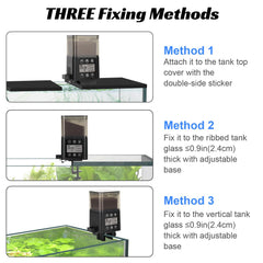 Fishkeeper feeder 320ml capacity supports longer trips with fewer refills.