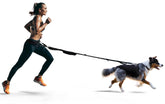 FITLY dog-running-waist-belt front view shows hands-free comfort during runs.