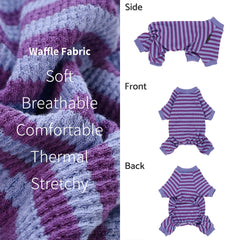 Fitwarm dog pajamas cuffed look demonstrates snug secure fit during naps and strolls