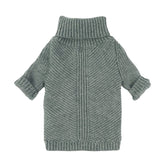 Fitwarm dog turtleneck sweater front view for warm, easy-wear winter outings.