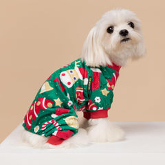 Fitwarm pijama terciopelo rojo para perro pequeño, perfecto para dormir