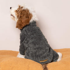 Fitwarm turtleneck fleece sherpa texture closeup highlights plush warmth.