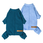 Fitwarm two-pack dog pajamas on display show cozy warmth