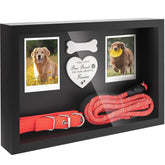FITWOWFIT dog memorial shadow box highlights cherished memories for wall or tabletop display.