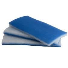 Five Star Aquatics filter floss three-pad pack top view for efficient filtration.