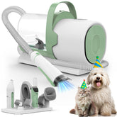 FIXR Dog Grooming Vacuum suction head demonstrates powerful pet hair pickup.