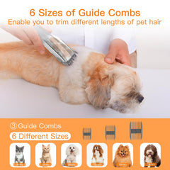 FIXR dog vacuum adjustable suction levels for pet comfort